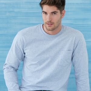 Ultra Cotton® Long Sleeve Pocket T-Shirt Thumbnail
