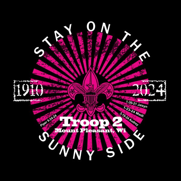 BSA Troop 2 - Pink Thumbnail